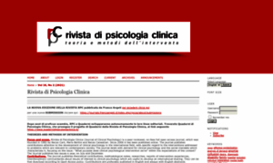 Rivistadipsicologiaclinica.it thumbnail