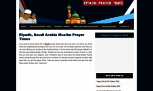 Riyadhprayertimes.com thumbnail