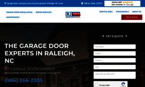 Rjgaragedoorservice.com thumbnail