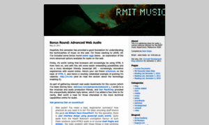 Rmitmusic09.wordpress.com thumbnail