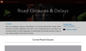 Roadconditions.sonoma-county.org thumbnail