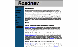 Roadnav.sourceforge.net thumbnail