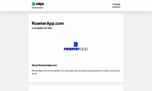 Roamerapp.com thumbnail