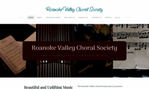 Roanokevalleychoralsociety.org thumbnail