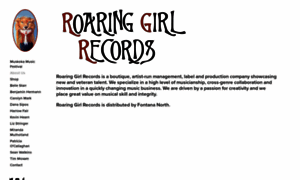 Roaringgirlrecords.com thumbnail