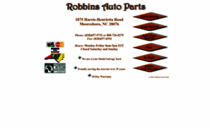 Robbinsautoparts.net thumbnail