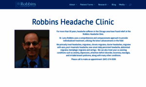 Robbinsheadacheclinic.com thumbnail