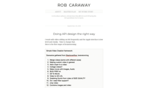 Robcaraway.wordpress.com thumbnail