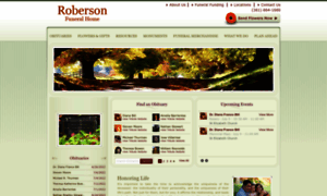 Robersonfuneralhomes.net thumbnail