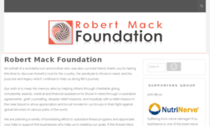 Robertmackfoundation.org thumbnail