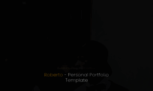 Roberto-personal-portfolio-template.netlify.com thumbnail