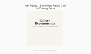 Robertrecommends.com thumbnail