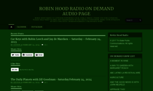Robinhoodradioondemand.com thumbnail