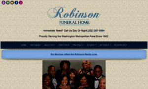 Robinsonfuneralhomedc.com thumbnail