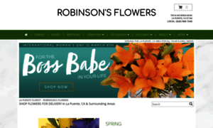 Robinsonsflowerslapuente.com thumbnail