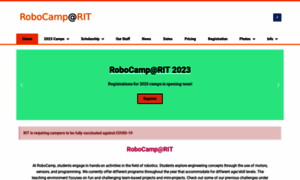 Robocamp.rit.edu thumbnail