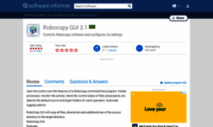 Robocopy-gui.software.informer.com thumbnail