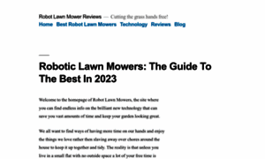 Robotlawnmowers.org thumbnail