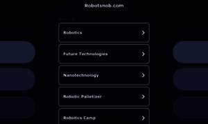 Robotsnob.com thumbnail