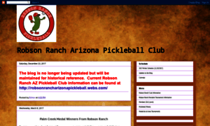 Robsonranchpickleballclub.blogspot.com thumbnail