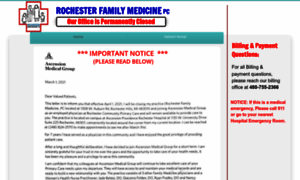 Rochesterfamilymedicine.com thumbnail