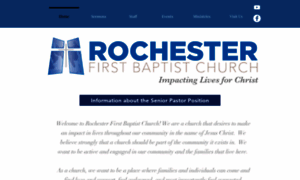 Rochesterfirstbaptist.org thumbnail