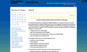 Rochestergeneral.testcatalog.org thumbnail