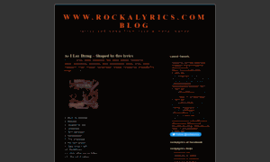 Rockalyrics.wordpress.com thumbnail