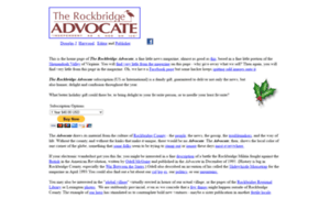Rockbridgeadvocate.com thumbnail