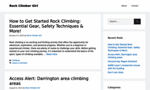 Rockclimbergirl.com thumbnail