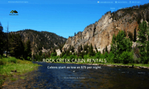 Rockcreekcabinrentals.com thumbnail