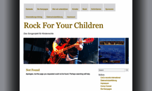 Rockforyourchildren.de thumbnail