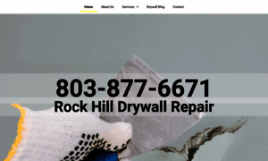 Rockhilldrywallrepair.com thumbnail