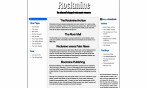 Rockmine.com thumbnail