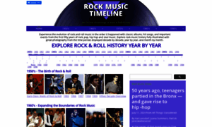 Rockmusictimeline.com thumbnail