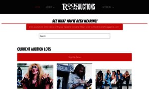 Rocksceneauctions.com thumbnail