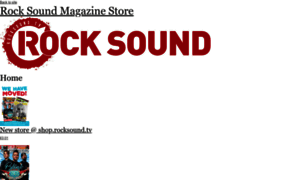 Rocksound.bigcartel.com thumbnail