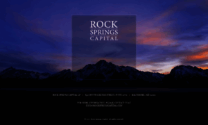 Rockspringscapital.com thumbnail