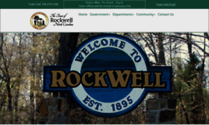 Rockwellnc.gov thumbnail