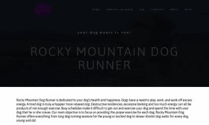 Rockymountaindogrunner.com thumbnail