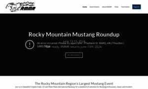 Rockymountainmustangroundup.org thumbnail