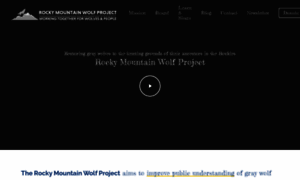 Rockymountainwolfproject.org thumbnail