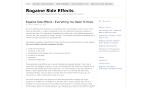 Rogainesideeffects.net thumbnail