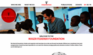 Rogerfedererfoundation.org thumbnail