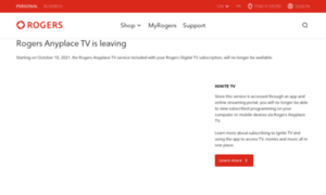 Rogersanyplacetv.com thumbnail