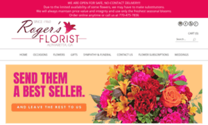 Rogersflorist.net thumbnail