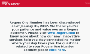 Rogersonenumber.ca thumbnail