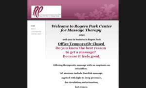 Rogersparkmassage.com thumbnail