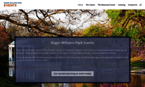 Rogerwilliamsparkevents.com thumbnail