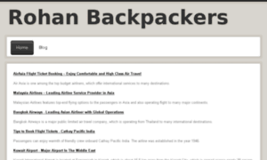 Rohanbackpackers.webs.com thumbnail
